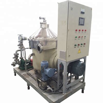 Food Standard Stainless Steel Beer Separator with PLC Control and High Separating Effect Disc Centrifuge