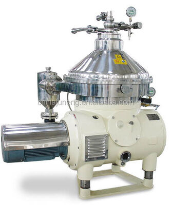Continuous Milk Cream Disc Stack Dairy Separator Centrifuge
